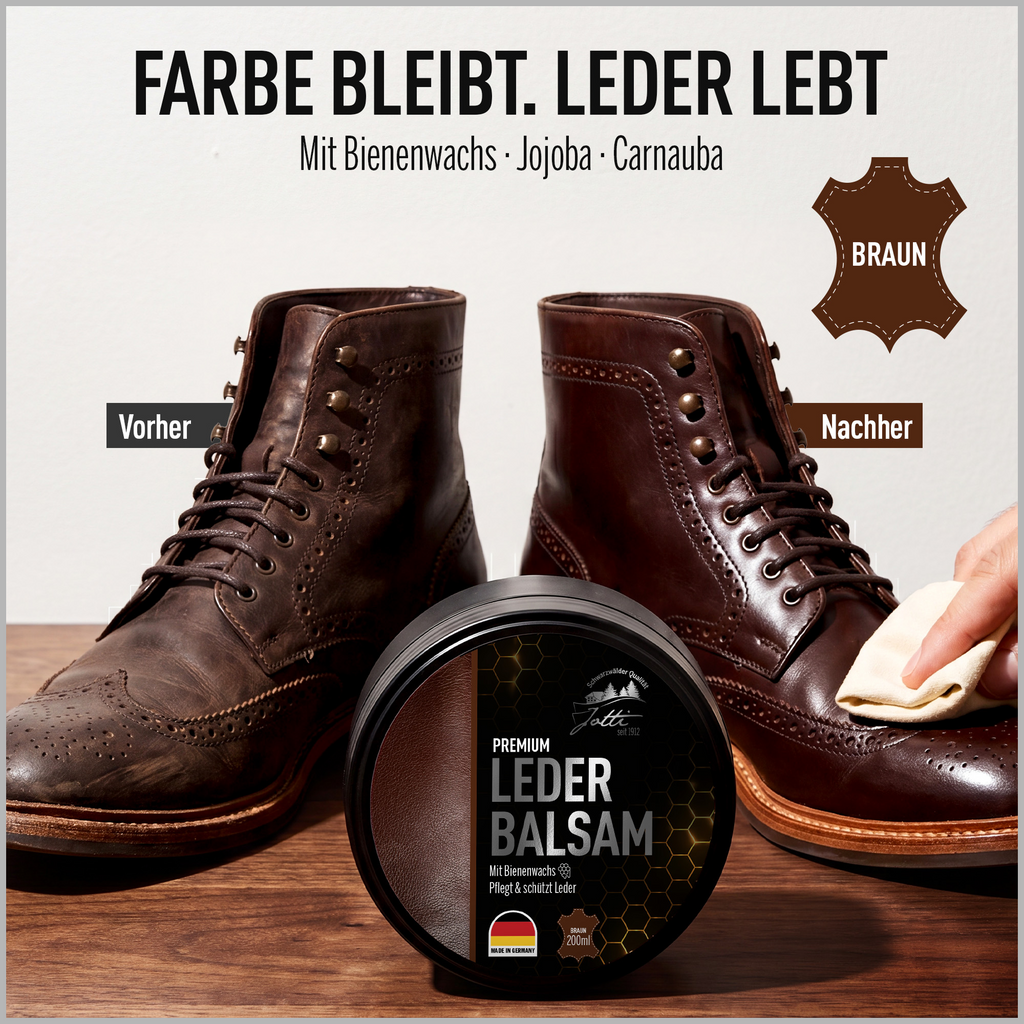 Jotti Lederbalsam mit Bienenwachs