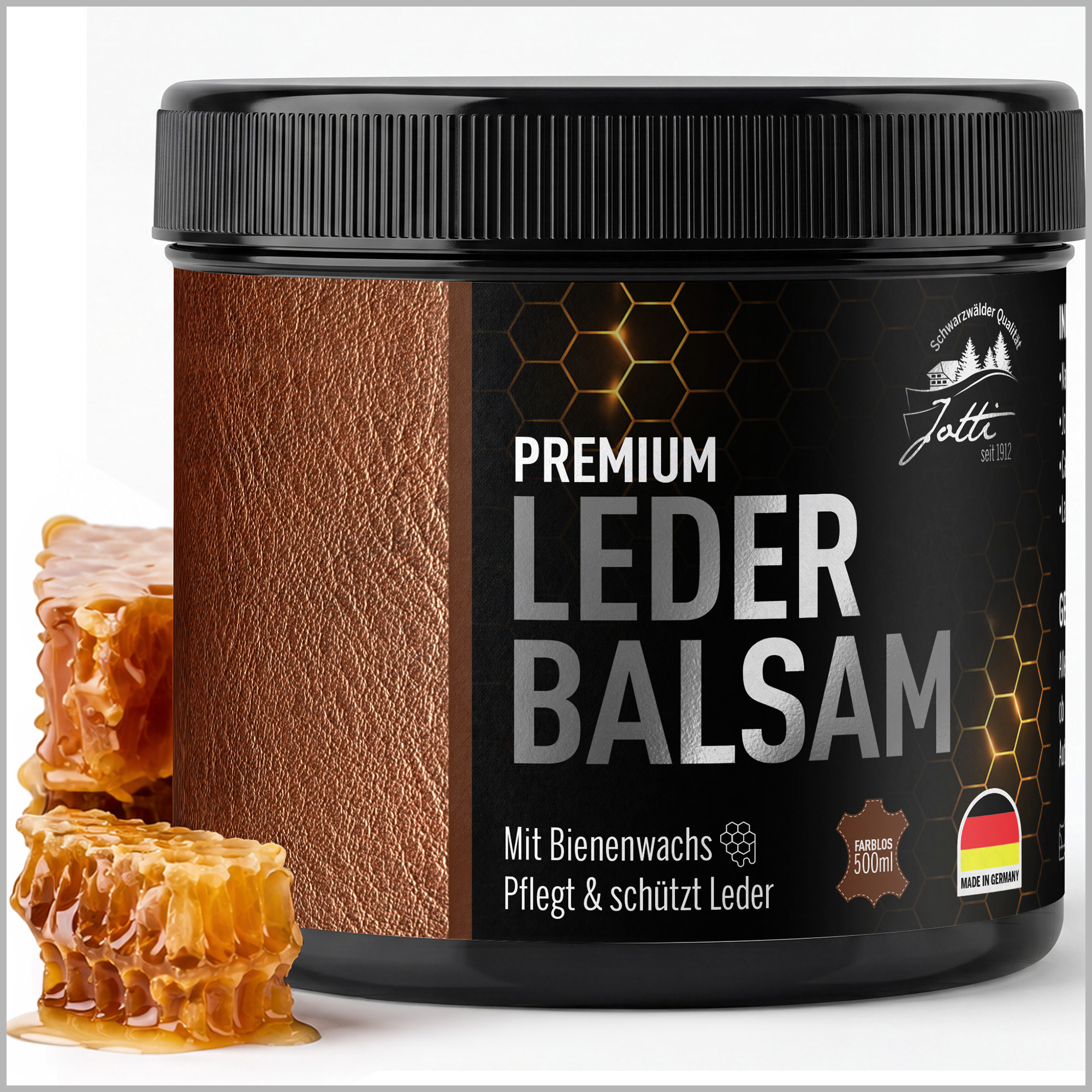Jotti Lederbalsam mit Bienenwachs
